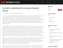 Tablet Screenshot of monmothotel.com